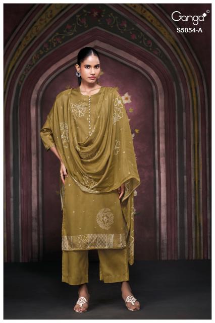 Ganga pamela 5054 wholesale pakistani dress materials